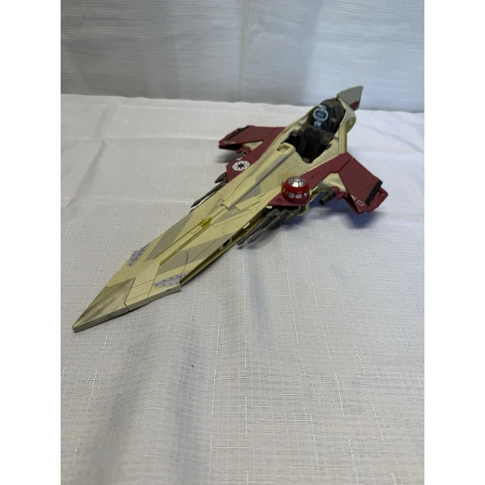 Hasbro Star Wars Obi-Wan Kenobi Jedi Starfighter Ship Vehicle 2004 3.75